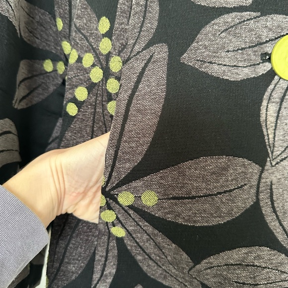 Vintage 3 sisters small peacoat in floral pattern - Picture 4 of 5